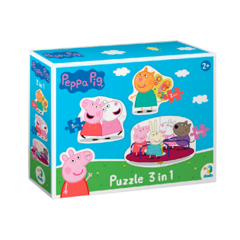 Puzzle 3w1 Świnka Peppa 200339